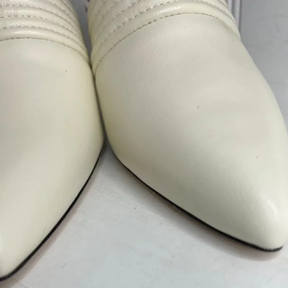 Paige Poppy in Leather Bone Size 9.5 - Picture 5 of 6